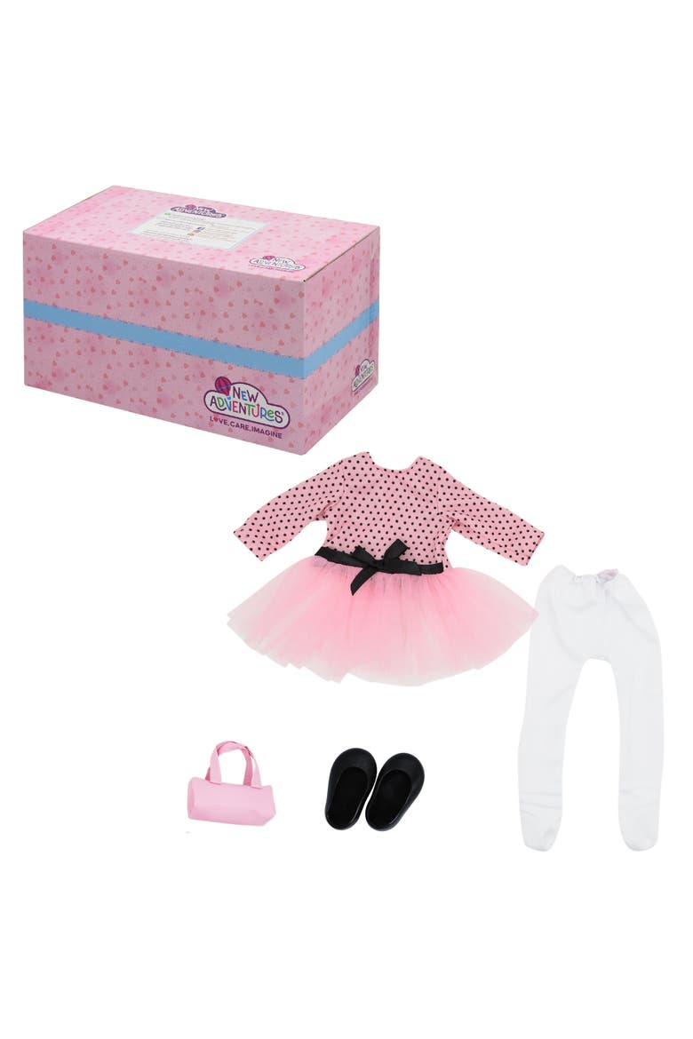 18" Doll Outfit Pink Tutu 5 Piece Outfit Set 3+, Alternate, color, Pink