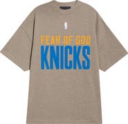 Fear of God Essentials x NBA Knicks Classic Fit Graphic T-Shirt