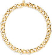 MELANIA CLARA Galaxy 18k Gold Plated Cubic Zirconia Necklace