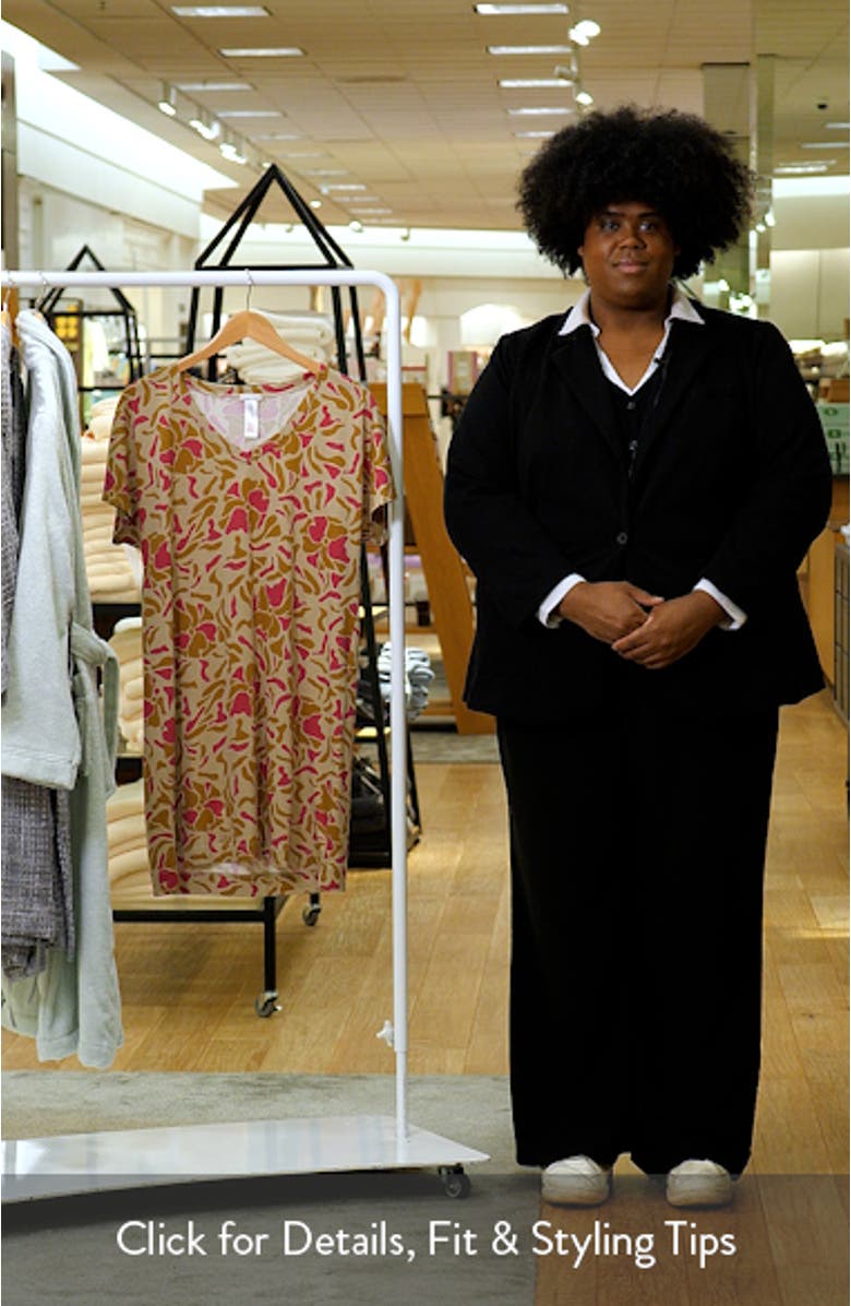 Sleep & Lounge Short Sleeve Nightgown, sales video thumbnail