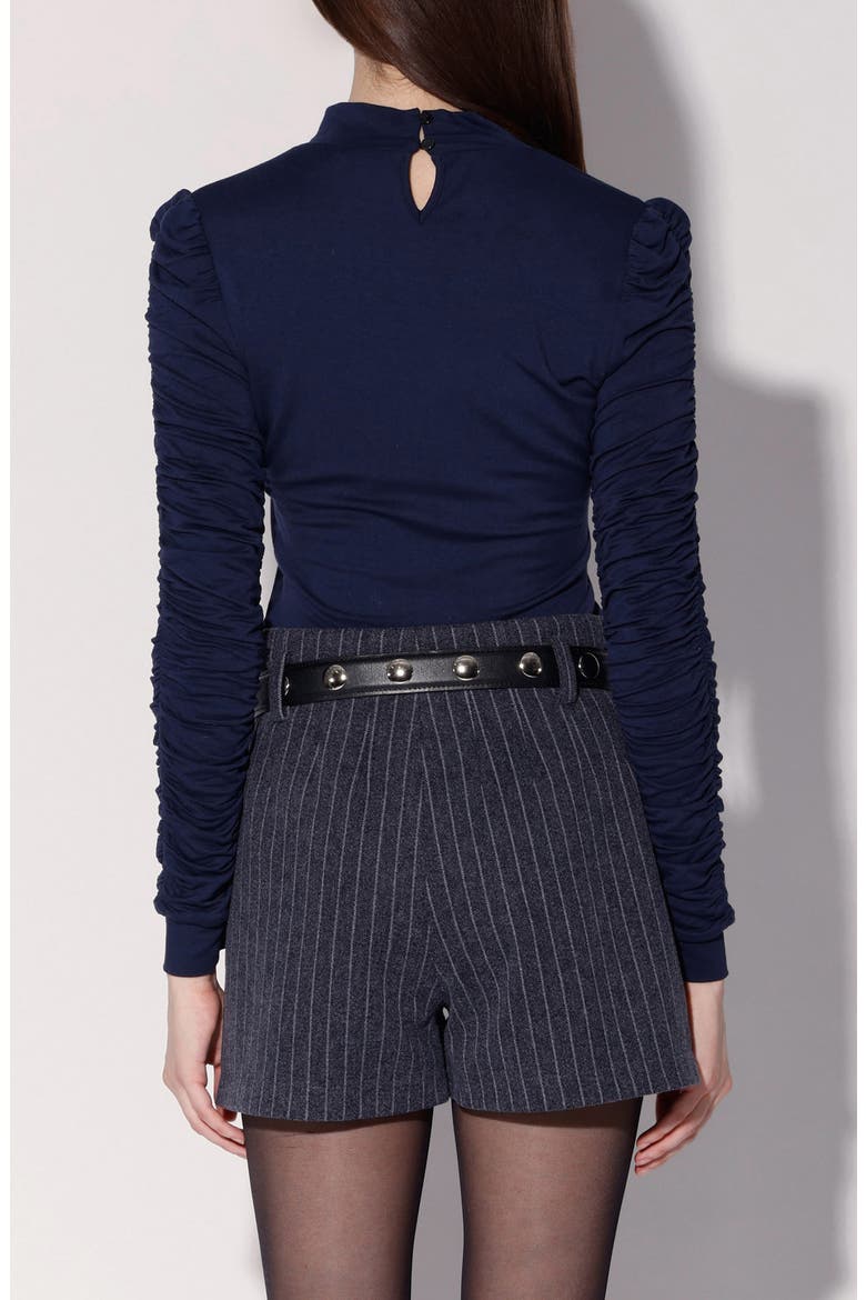 Chaya Top, Alternate, color, NAVY