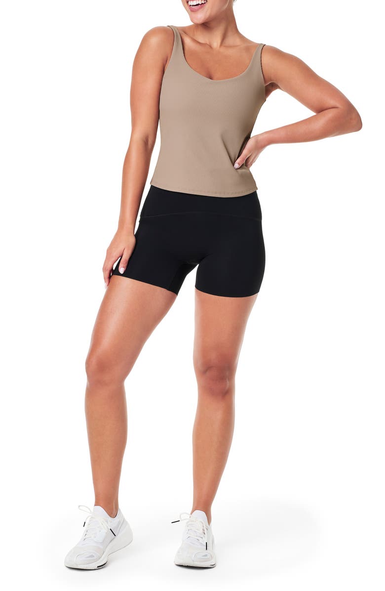 SPANX<sup>®</sup> Contour Rib 2-in-1 Tank Top, Alternate, color, Driftwood