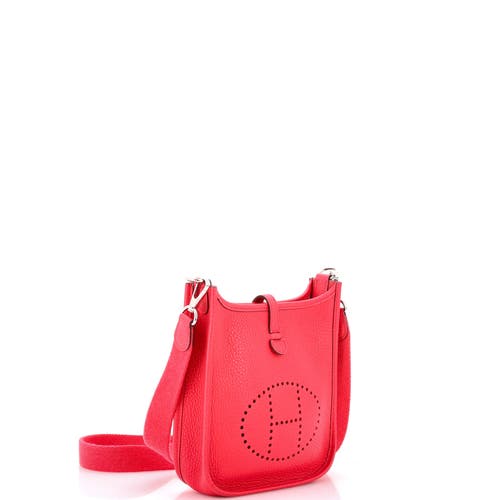 Pre-owned Hermes Hermes Evelyne Bag Gen Iii Clemence Tpm In Pink