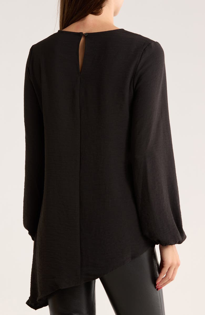 PATRIZIA LUCA Asymmetrical Tunic, Alternate, color, Black