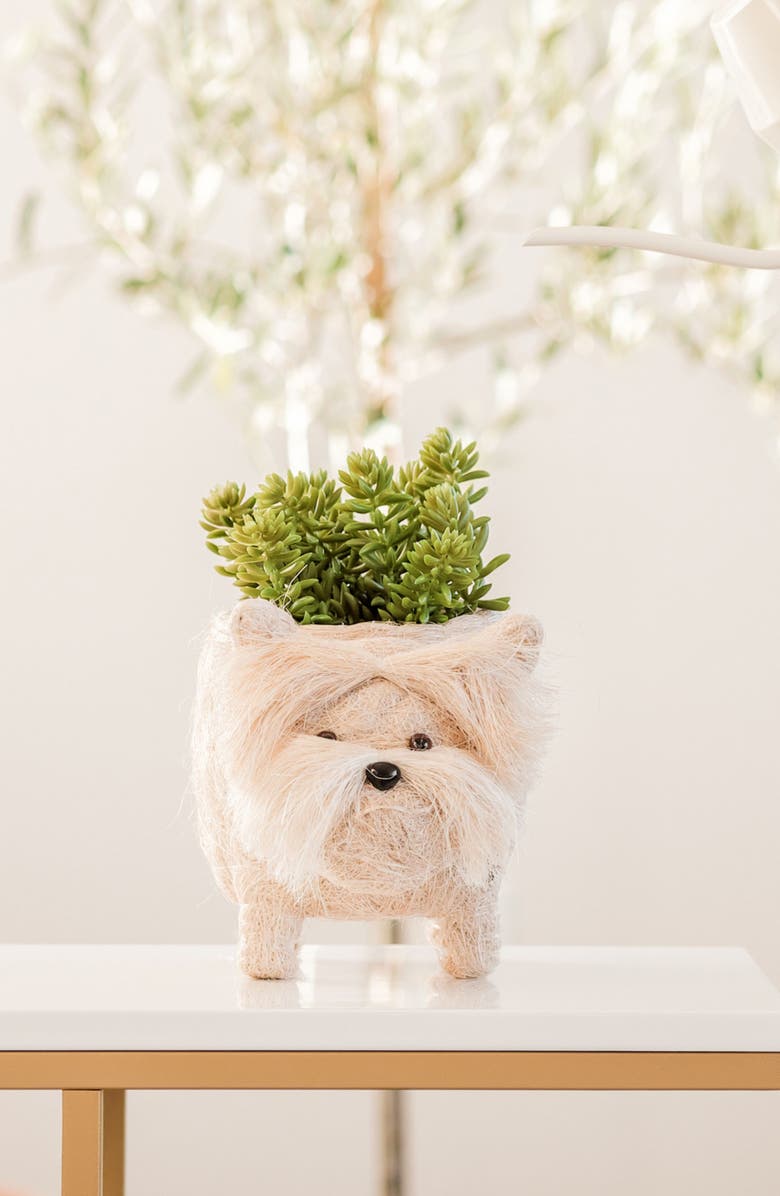 LIKHA Westie Handwoven Planter, Alternate, color,