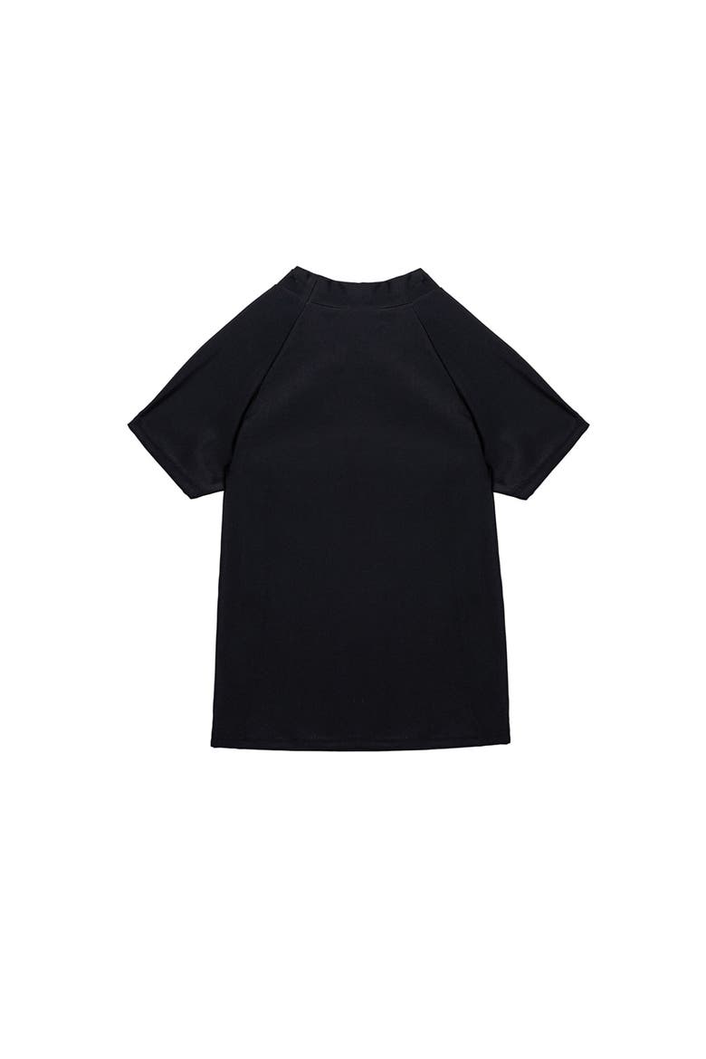 Beach Scout Short Sleeve Swim Shirt, Alternate, color, Black