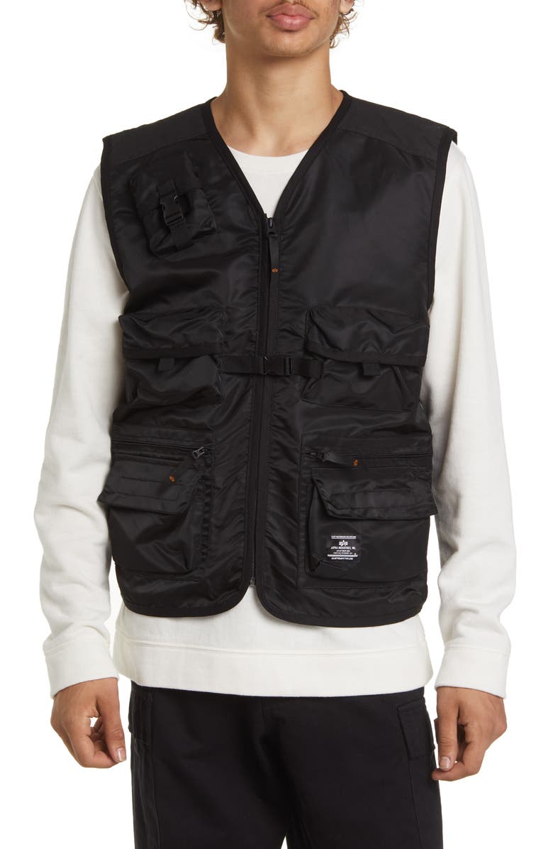 Alpha Industries Nylon Utility Vest, Main, color, 