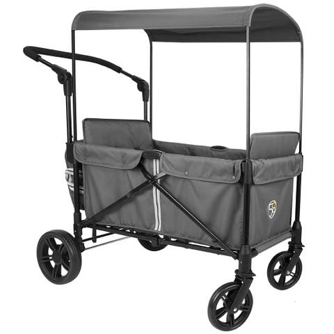Wag N Stroll Tandem Wagon Push Cart