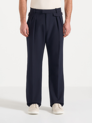 Manière De Voir Pierre Relaxed Fit Pleated Tailored Trousers