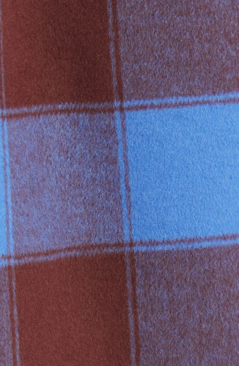 Rails Jaro Buffalo Plaid Wool Blend Coat, Alternate, color, Cobalt Chocolate