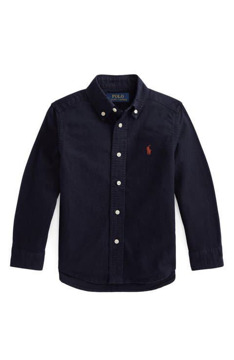 Kids' Long Sleeve Oxford Shirt