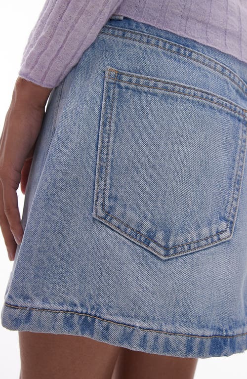 Topshop Denim Miniskirt
