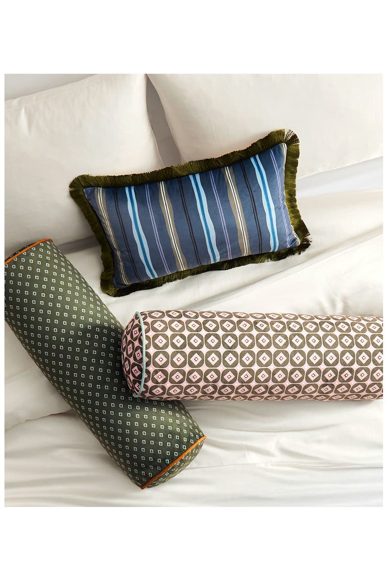 Stripe Accent Pillow, Alternate, color, SAPPHIRE BLUE