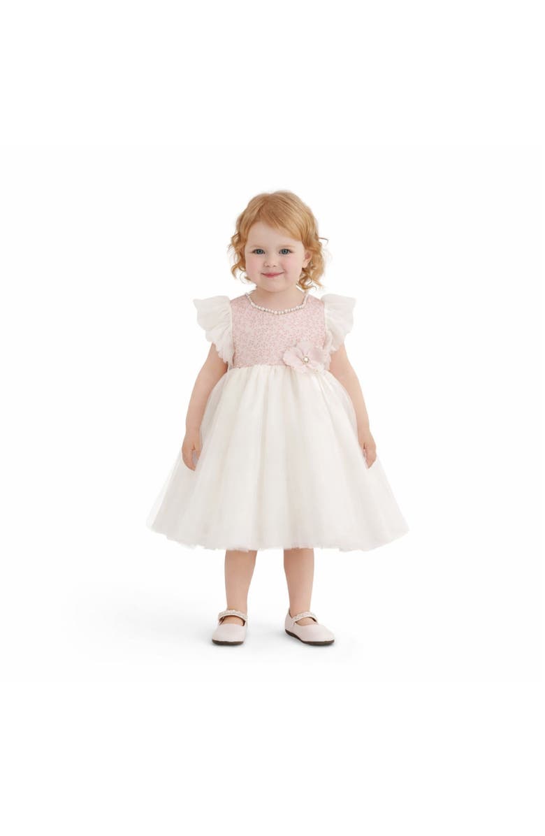 Tulleen Lullaby  Sequin Tulle Occasion Dress, Alternate, color, Pink