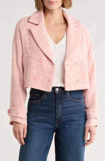 AREA STARS Ursula Tweed Crop Jacket