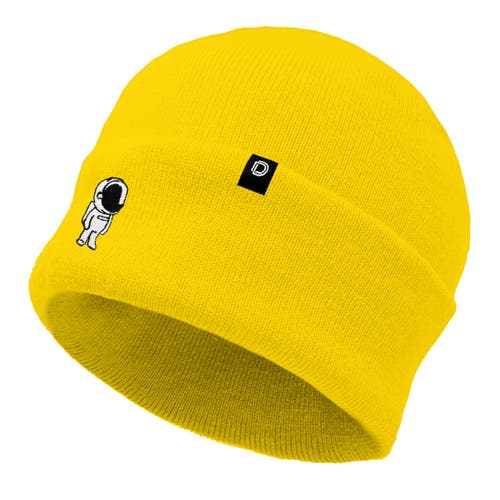 Dalix Astronaut Beanie In Yellow