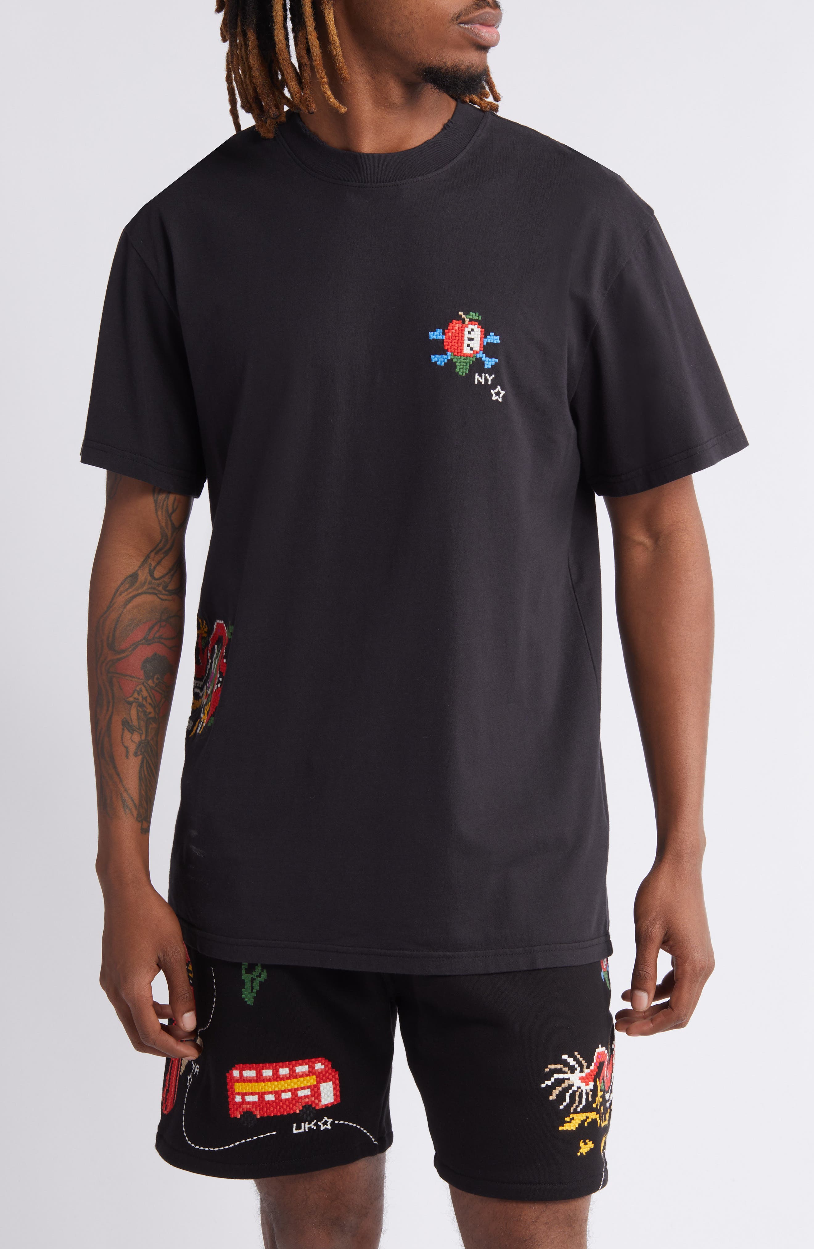 ICECREAM Voyager Embroidered Graphic T-Shirt (Men) | Nordstromrack