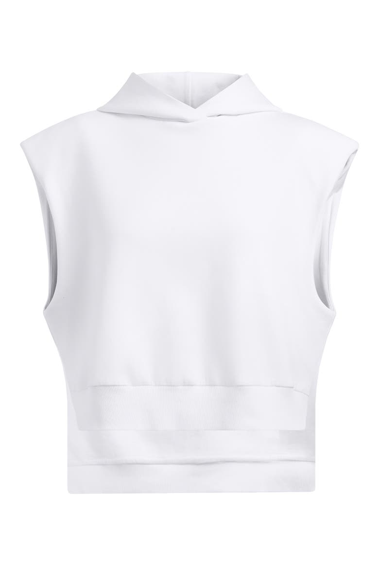 Unstoppable Performance Sleeveless Hoodie, Alternate, color, WHT