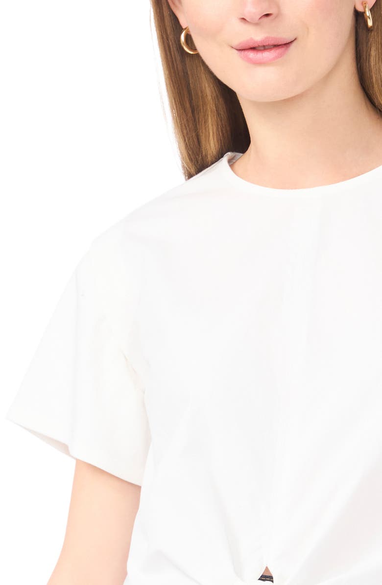 Vince Camuto Tie Front Top, Alternate, color, Ultra White