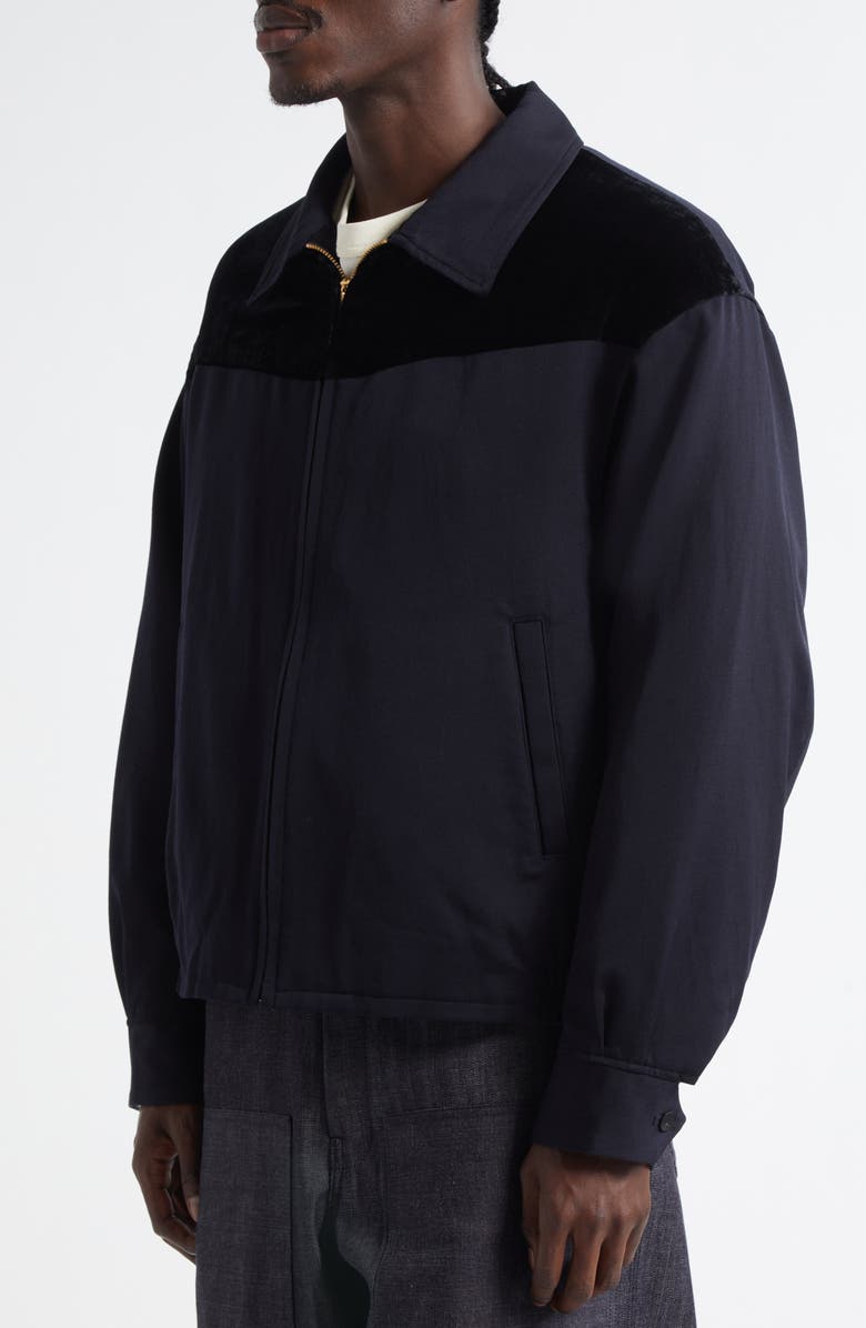 VISVIM Mayfield Swing Zip Jacket, Alternate, color, Navy