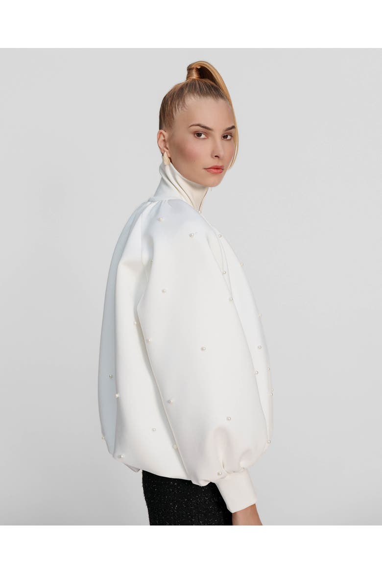 Leucothea Pearly Bomber, Alternate, color, Ivory