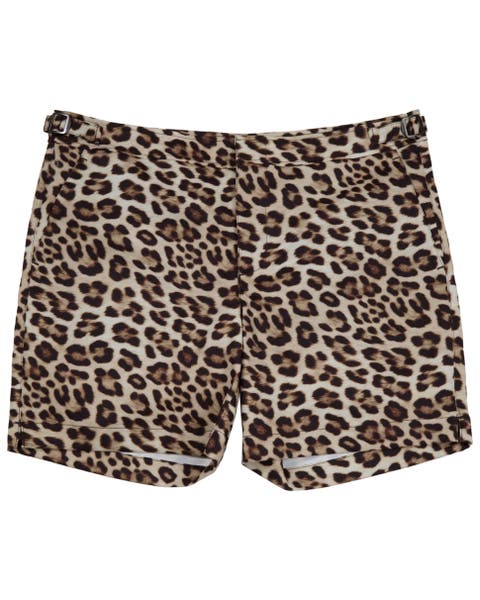 Leopard Mens Tailored Swim Short