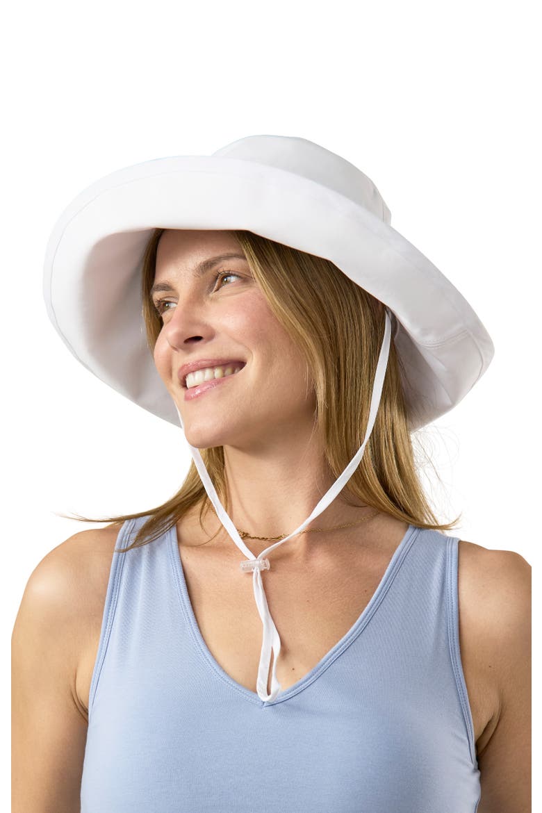 Roll Up Hat, Main, color, White