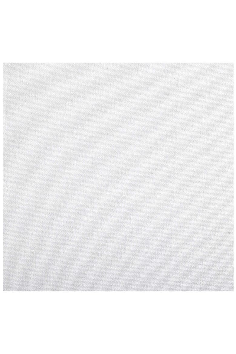 Basic Canvas Set of 2 European Shams, Alternate, color, WHITE