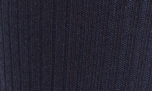 Nordstrom Casual Rib Crew Socks In Blue