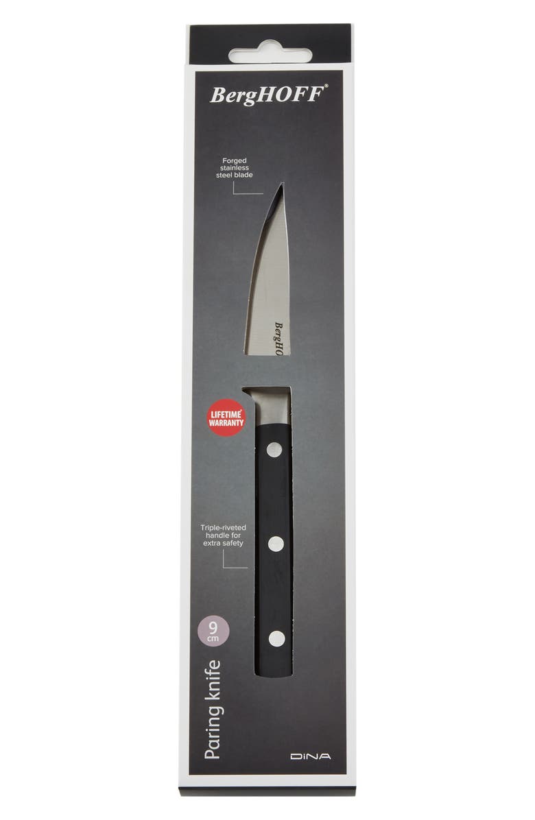 BergHOFF Dina Gene 3 1/2" Paring Knife, Alternate, color, Black