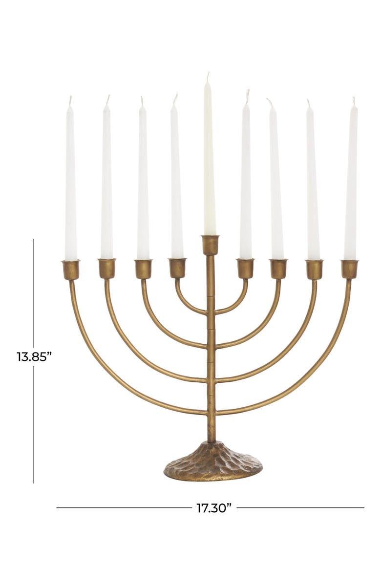 WILLOW ROW Eclectic Bronze Menorah, Alternate, color,