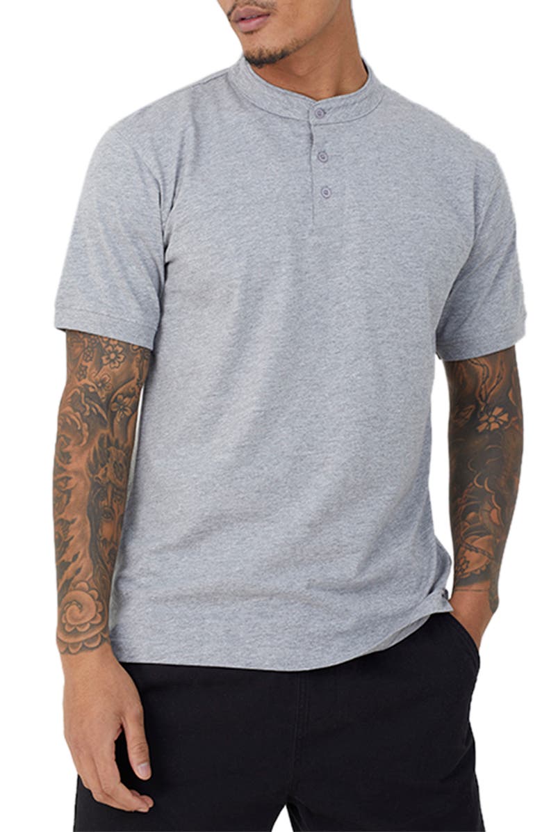 Brave Soul 3-Pack Short Sleeved Round Neck Shirt, Alternate, color, Optic Wht/Jet Blk/Lt Grey Marl