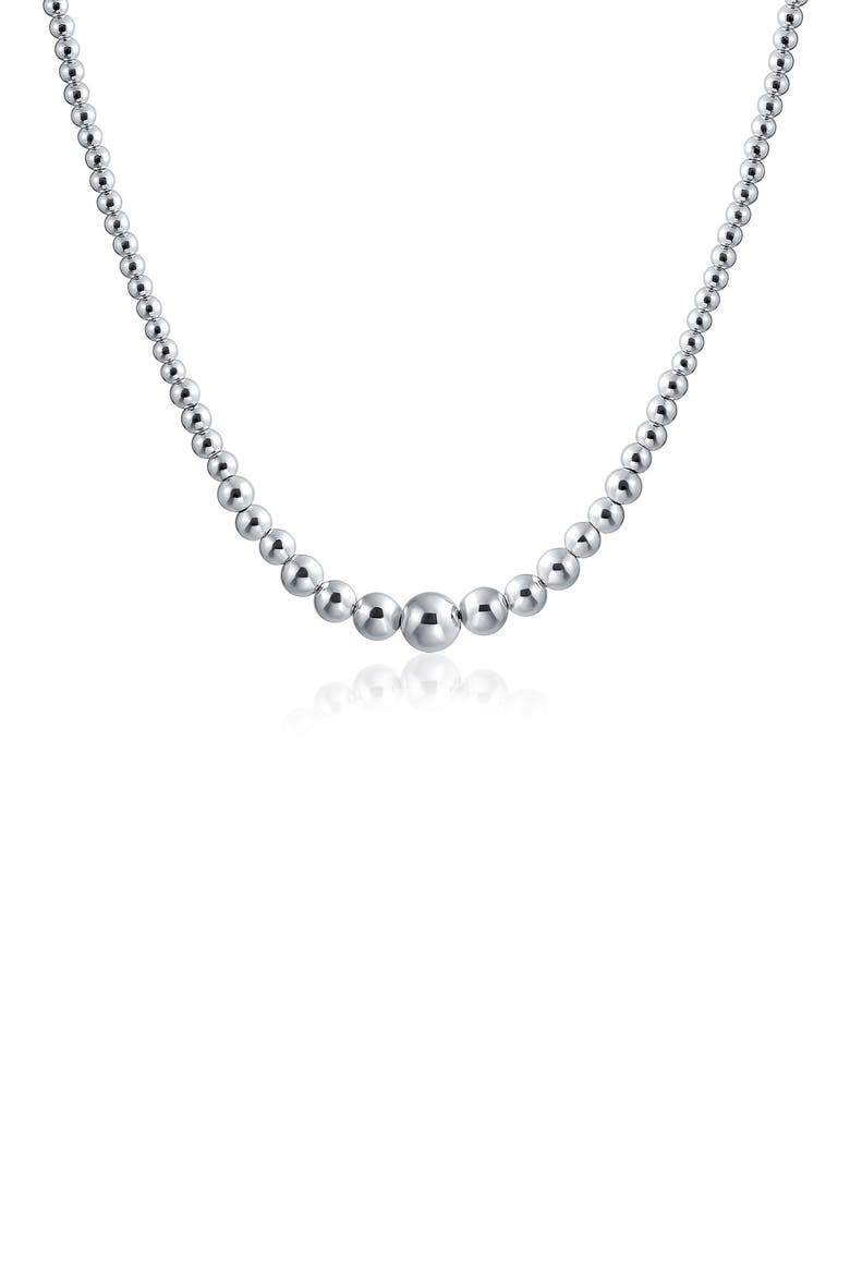 Sterling Silver Calibrated Necklace, Alternate, color, SILVER