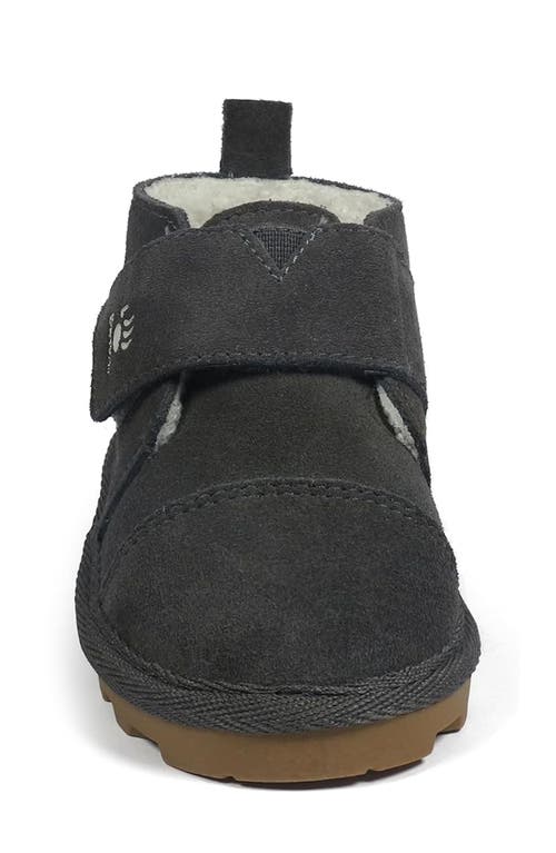 Bearpaw Kids' Suede Faux Fur Lined Boot In Animal Print