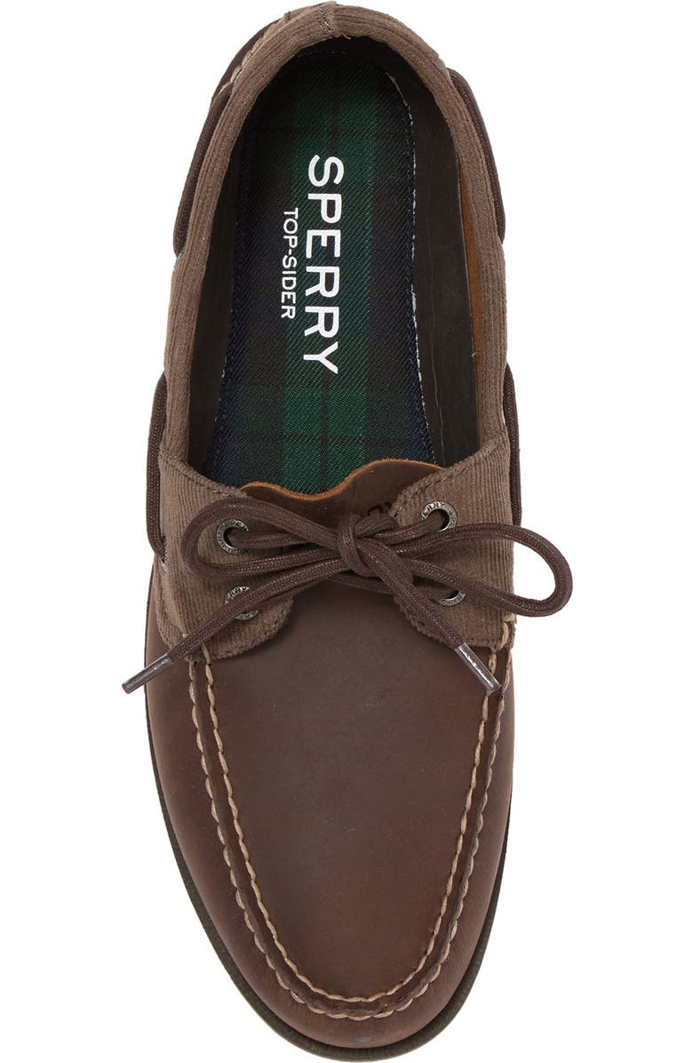 Sperry Leeward 2-Eye Corduroy Boat Shoe, Alternate, color,