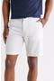 Linen Blend Trim Fit Shorts