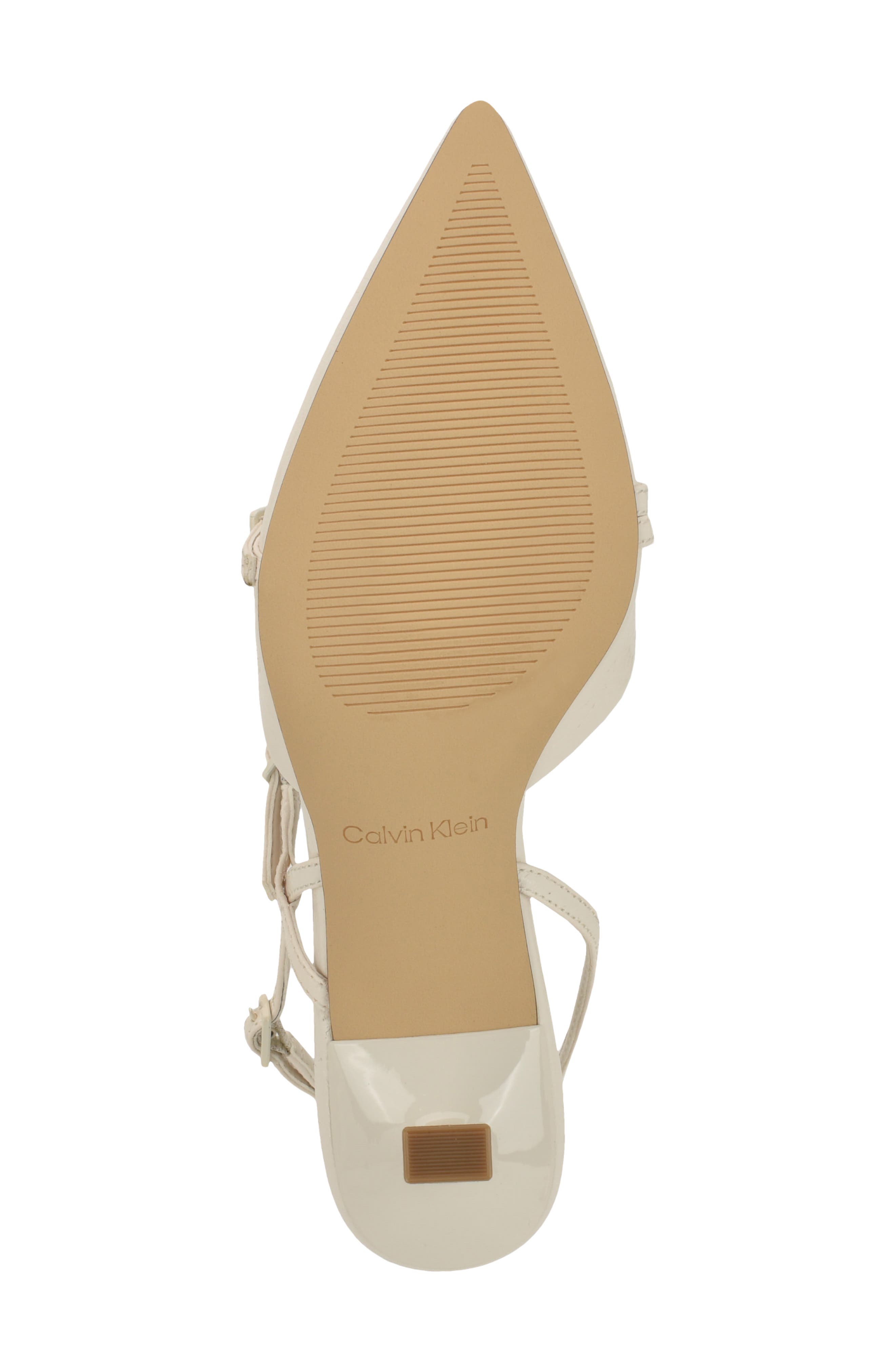 Tarlie Pointed Toe Slingback Pump, Alternate, color, IVORY