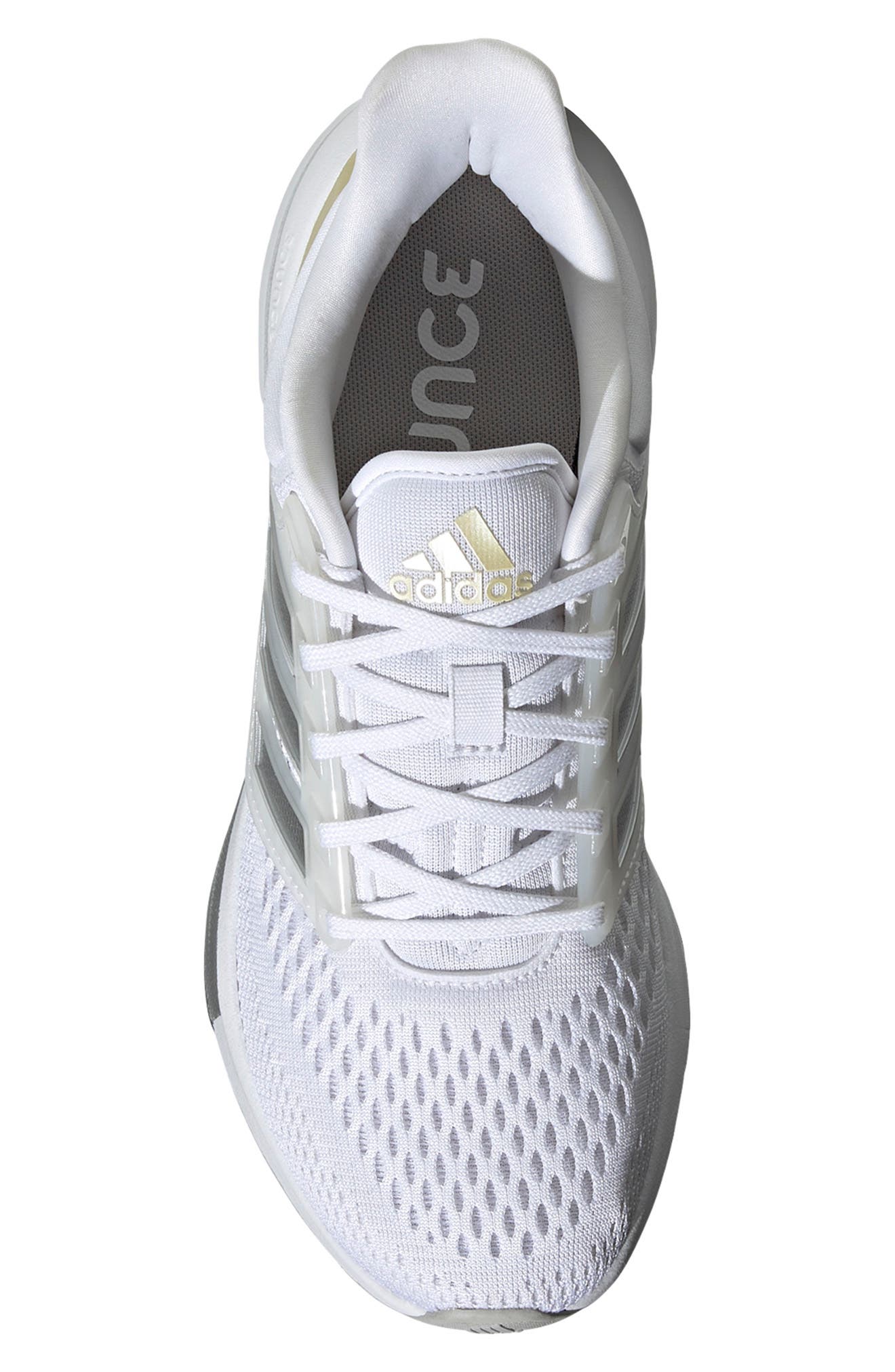 EQ 21 Running Shoe, Alternate, color, WHITE/MATTE SILVER/SANDY BEIGE