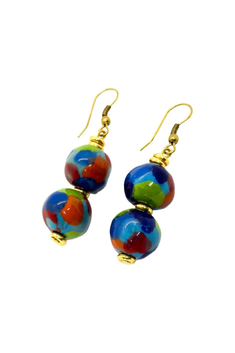 Tsavo Collection - Parrot Earrings, Main, color, Multi