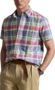 Polo Ralph Lauren Big & Tall Plaid Oxford Sport Shirt V3