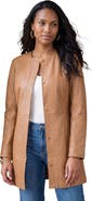 Jessica London Three Quarter Leather Jacket