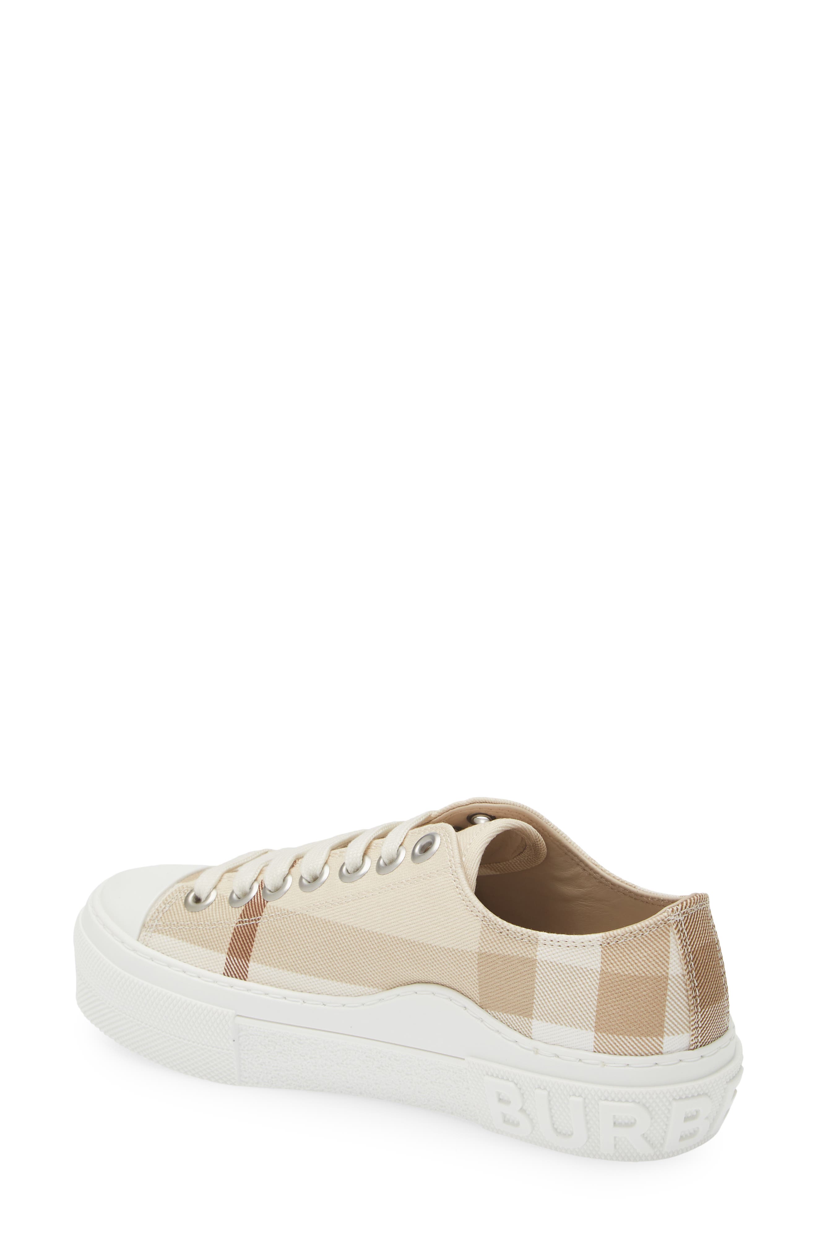 Burberry Jack Check Platform Sneaker, Alternate, color, 