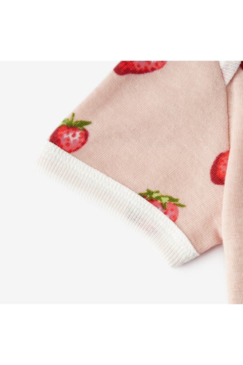 Organic Cotton One Piece, Alternate, color, Strawberry