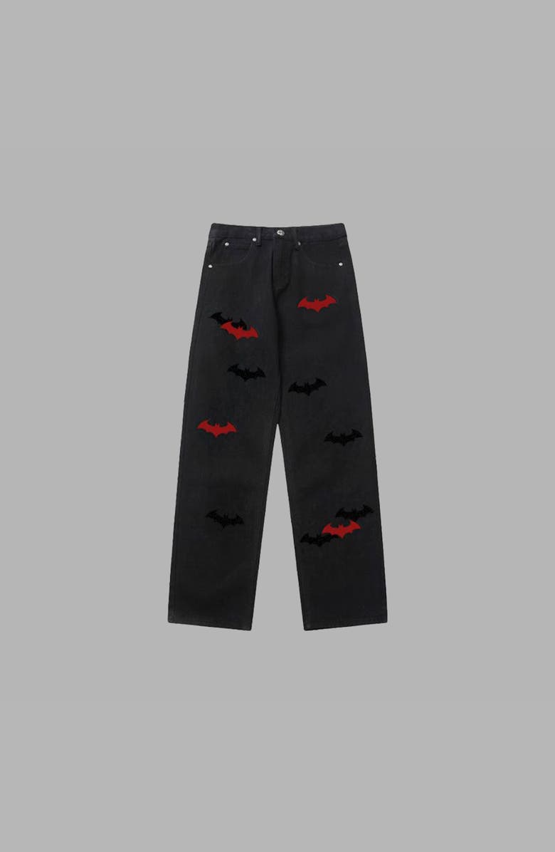 Blvck Batman x Blvck Shadow Jeans, Main, color, Black