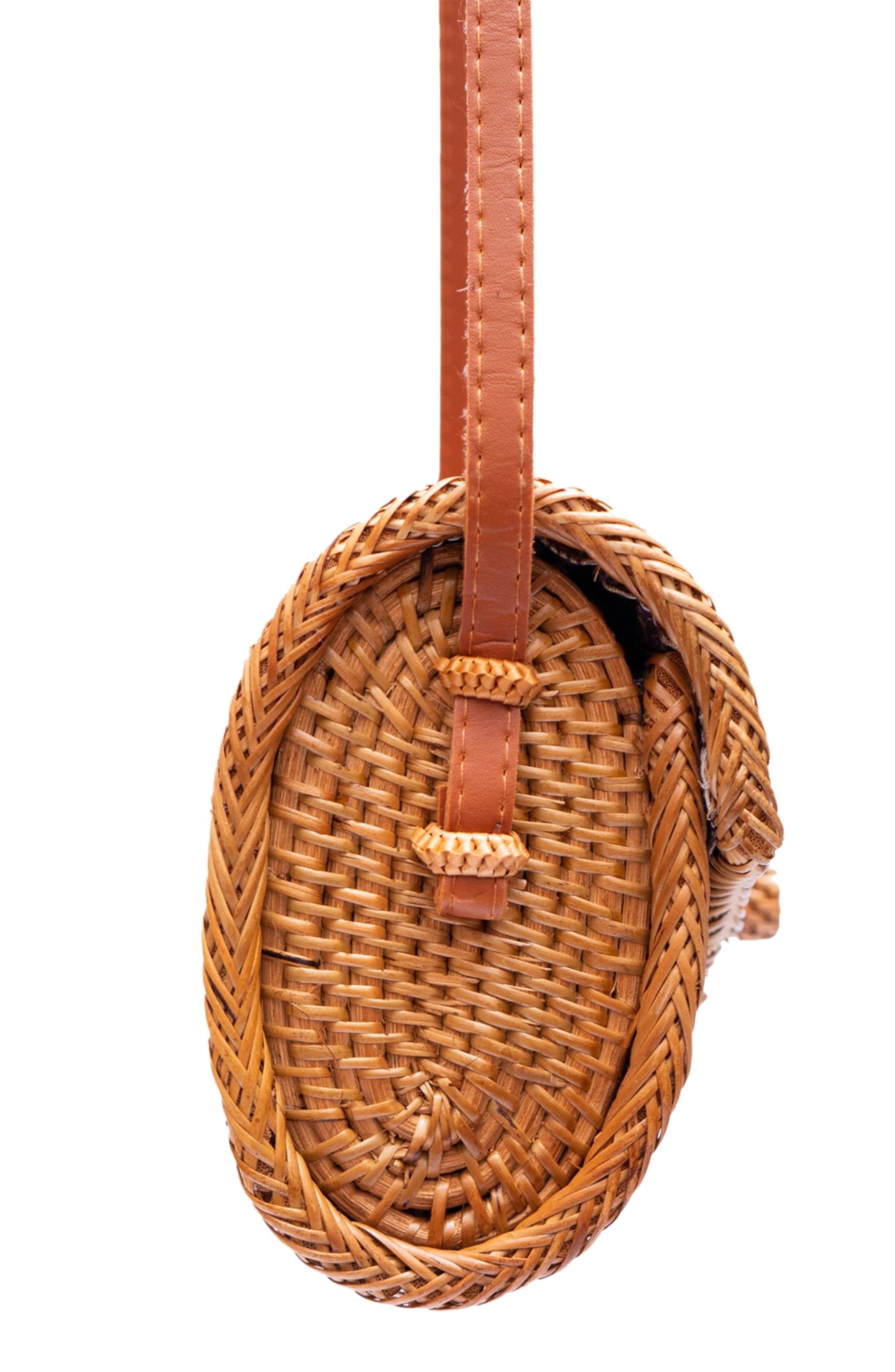 Jelavu Lana Handwoven Rattan Crossbody Bag, Alternate, color, 
