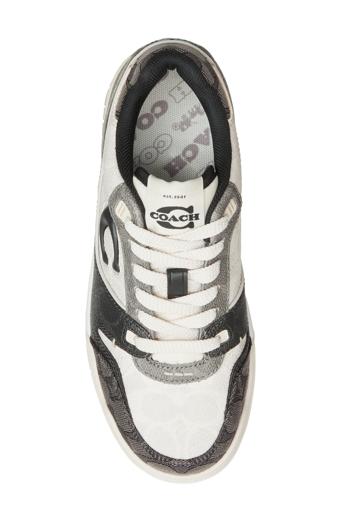 COACH Soho Sneaker, Alternate, color, Black/ Chalk