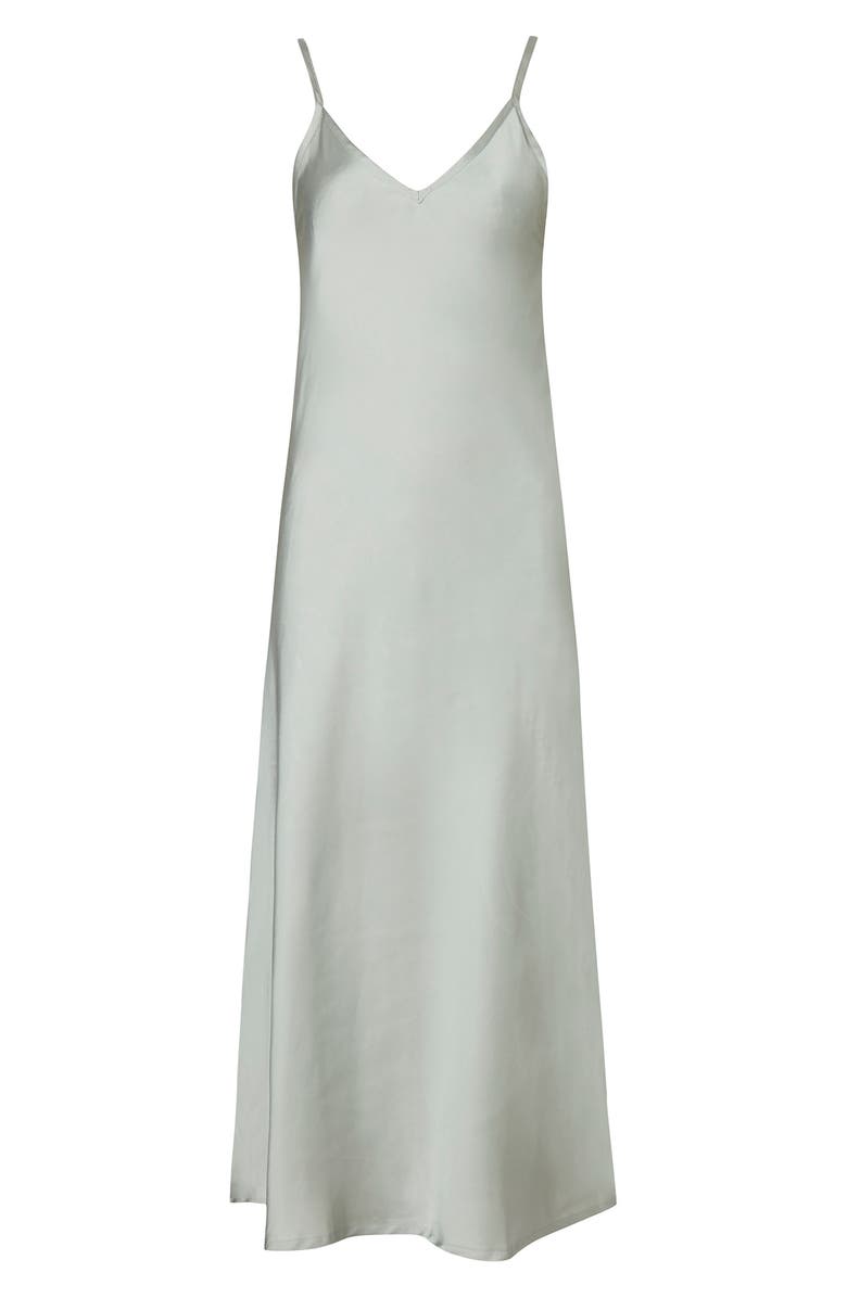 AllSaints Nevarra Mock Neck Sweatshirt & Slipdress, Alternate, color, 