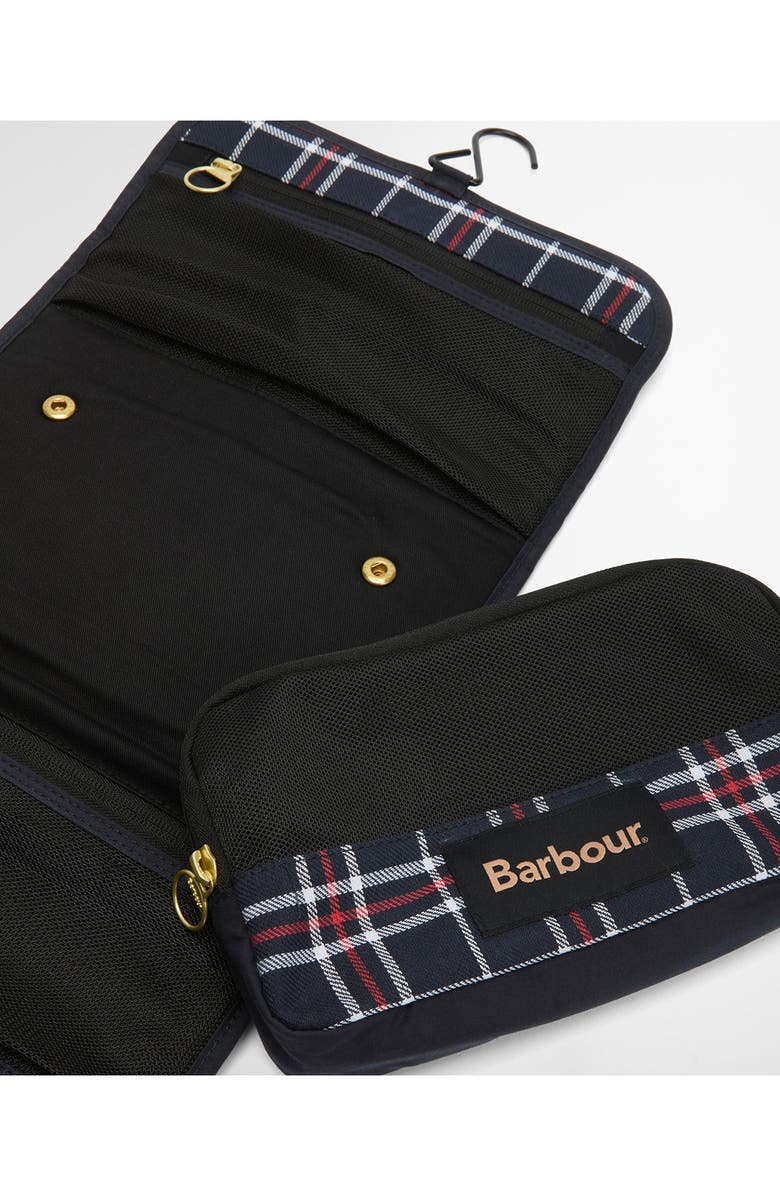 Barbour Transport Hanging Wash Bag, Alternate, color, Navy