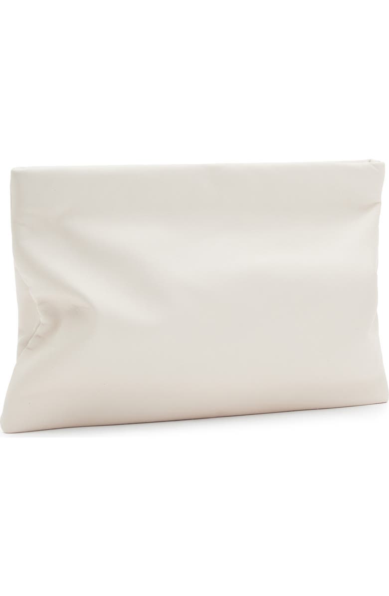 AllSaints Bettina Leather Clutch, Alternate, color,