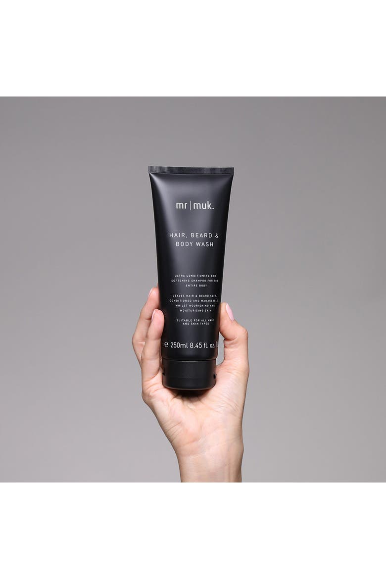 mr muk Hair, Beard & Body Shampoo, Alternate, color, 8.45 fl oz